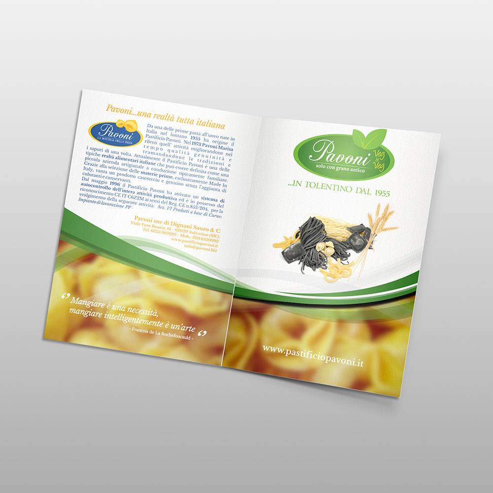Depliant Linea Veg&Veg- Pastificio Pavoni