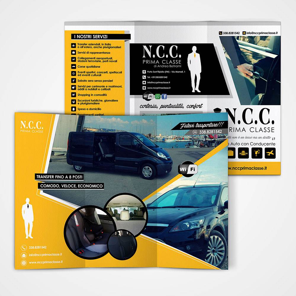 Depliant - NCC Prima Classe